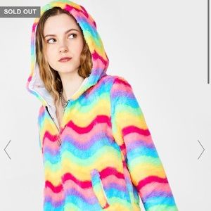 dELiA*s (thru Dolls Kill) Retroville Fuzzy Hoodie